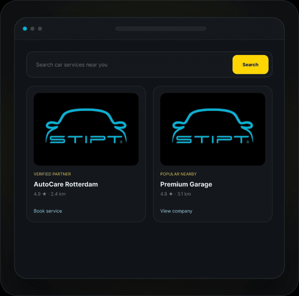 CarSpot NL listings and booking workspace