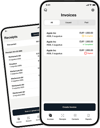 EasyBooks mobile app preview