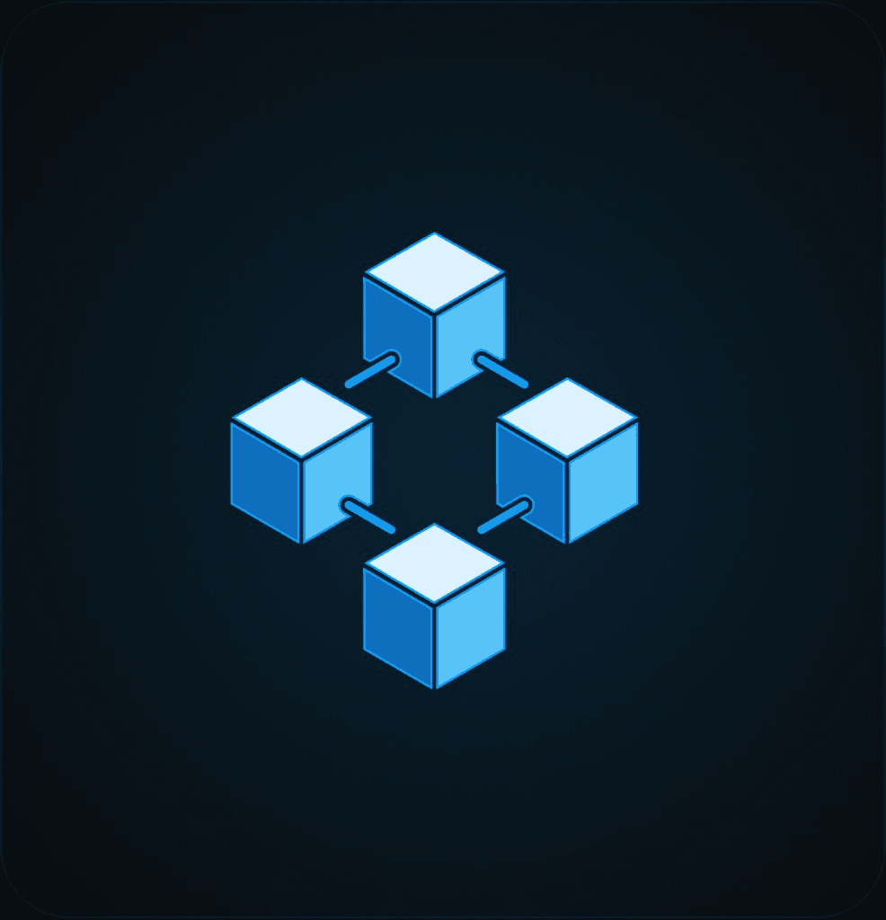 Four connected on-chain building blocks